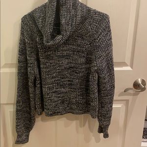 Black and white Turtleneck